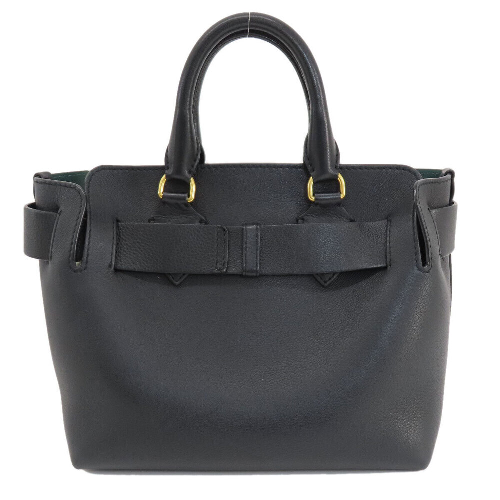 Burberry leather handbag Black